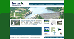 Desktop Screenshot of enercan.com.br