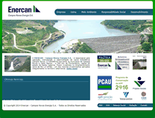 Tablet Screenshot of enercan.com.br